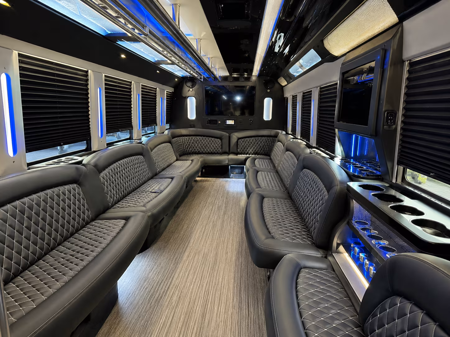 Orange Party Bus Rental
