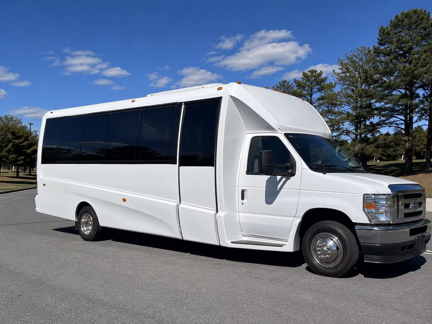 Santa Ana Concert & Music Festival Transportation party bus exterior
