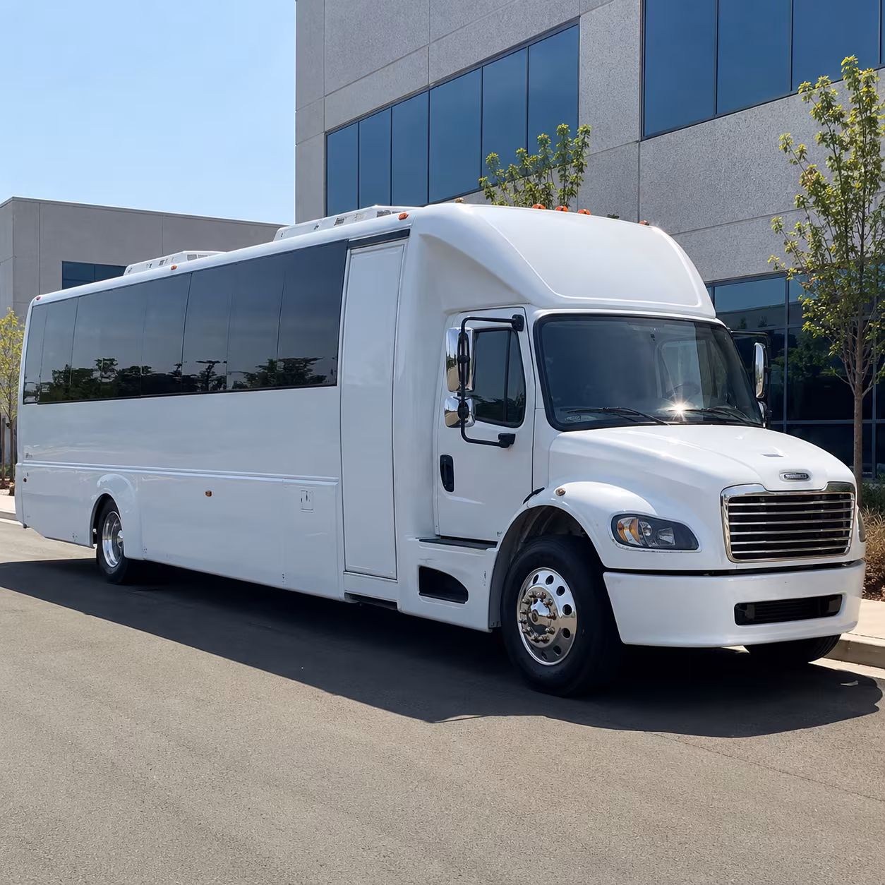 Santa Ana Concert & Music Festival Transportation party bus exterior