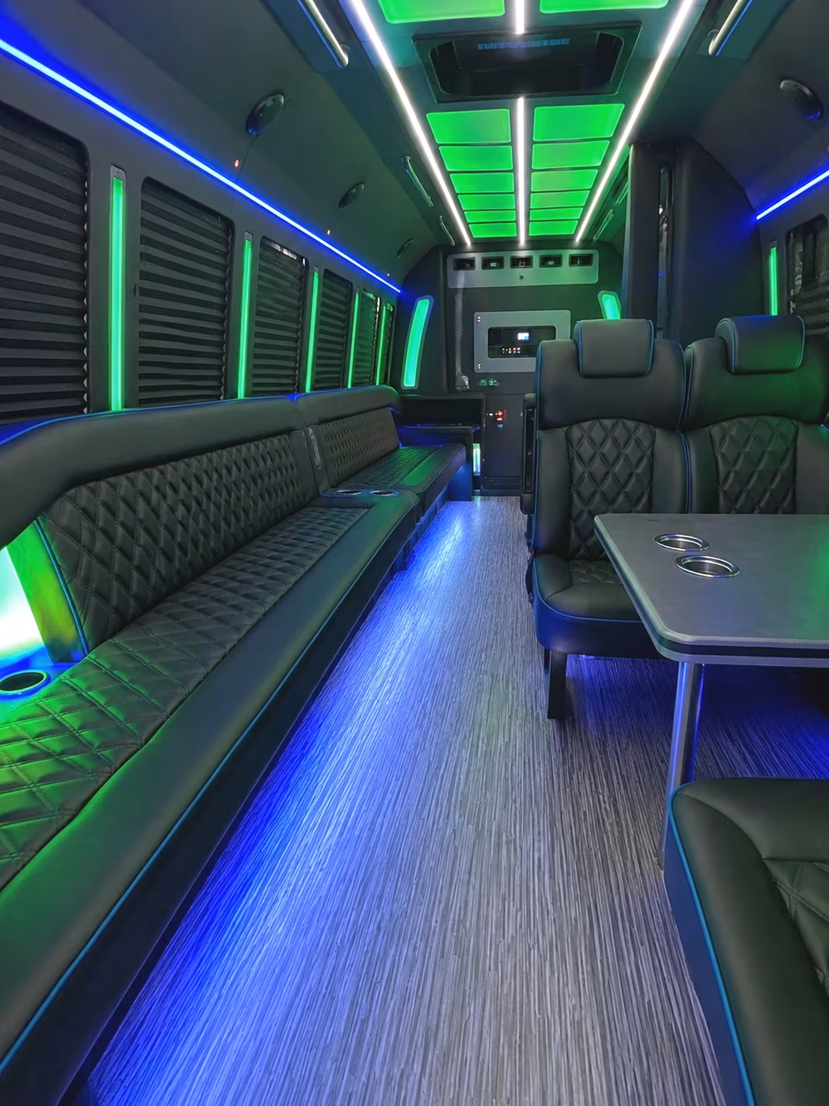 Santa Ana Concert & Music Festival Transportation onboard seating