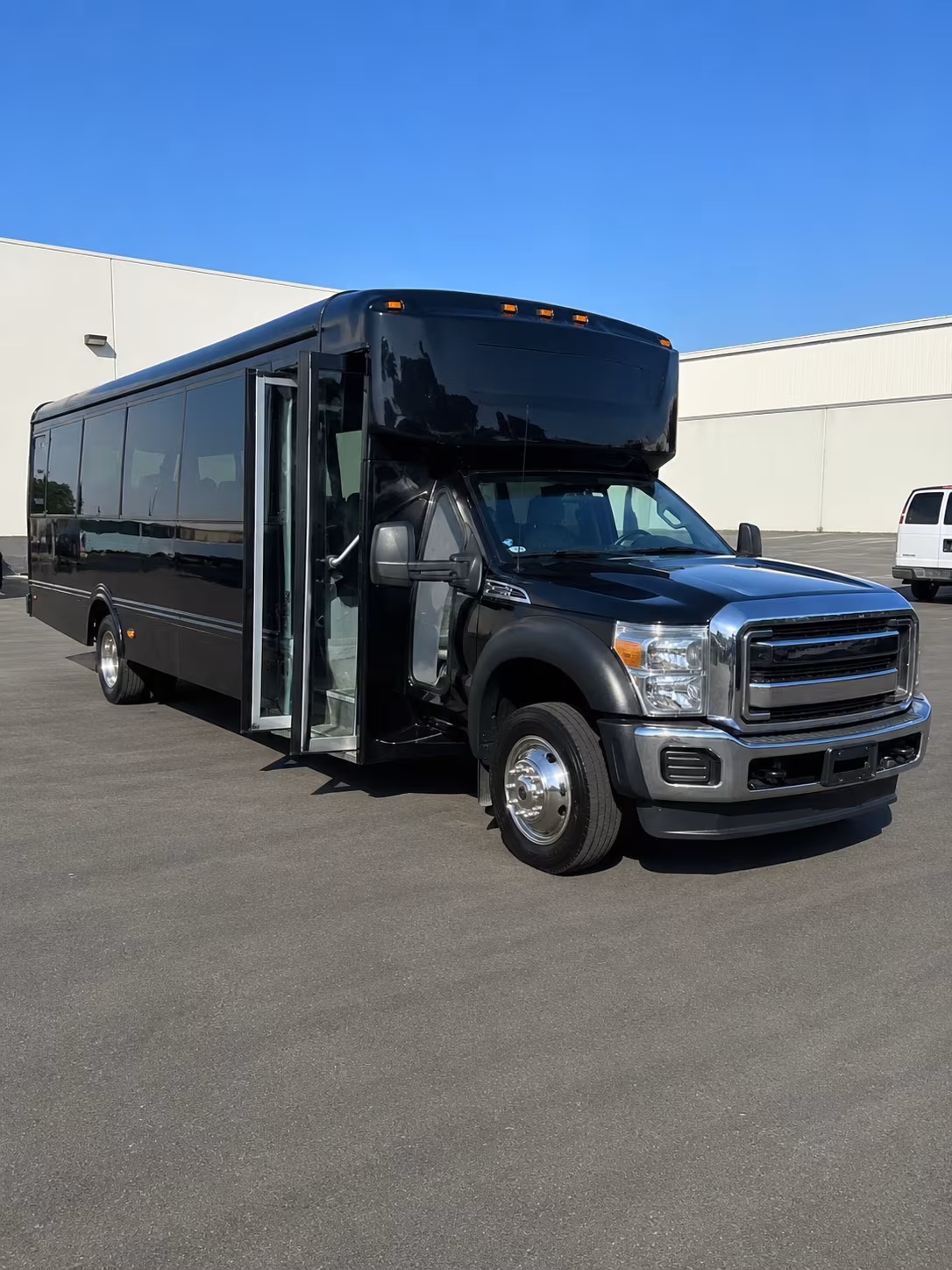 Santa Ana Prom & Homecoming Transportation party bus exterior