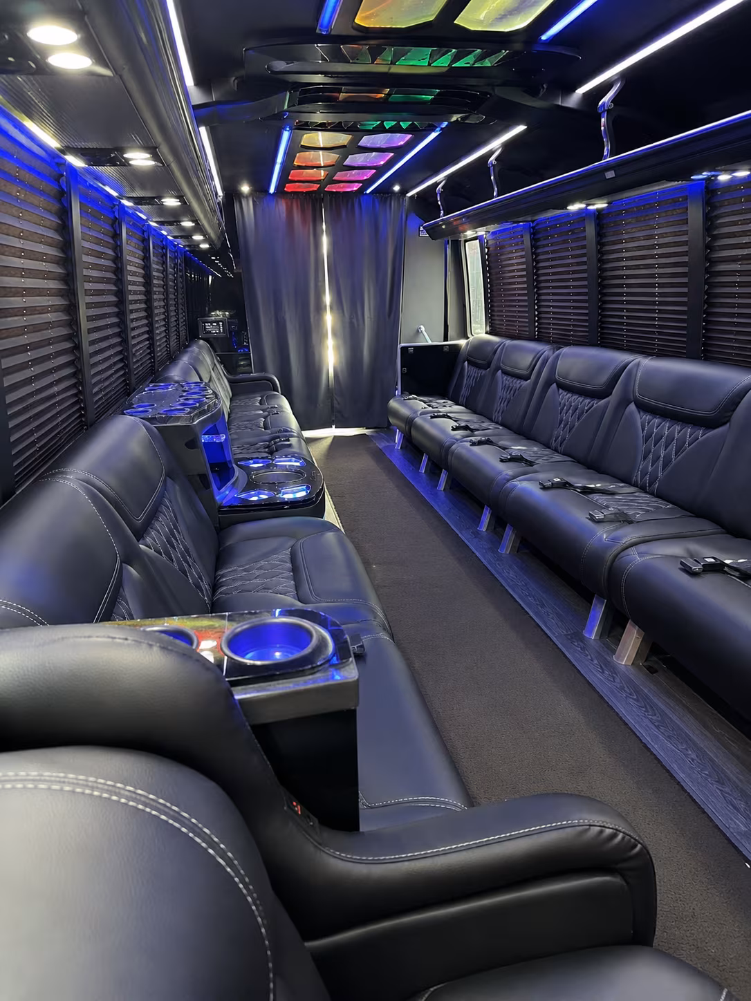 Santa Ana Prom & Homecoming Transportation onboard seating