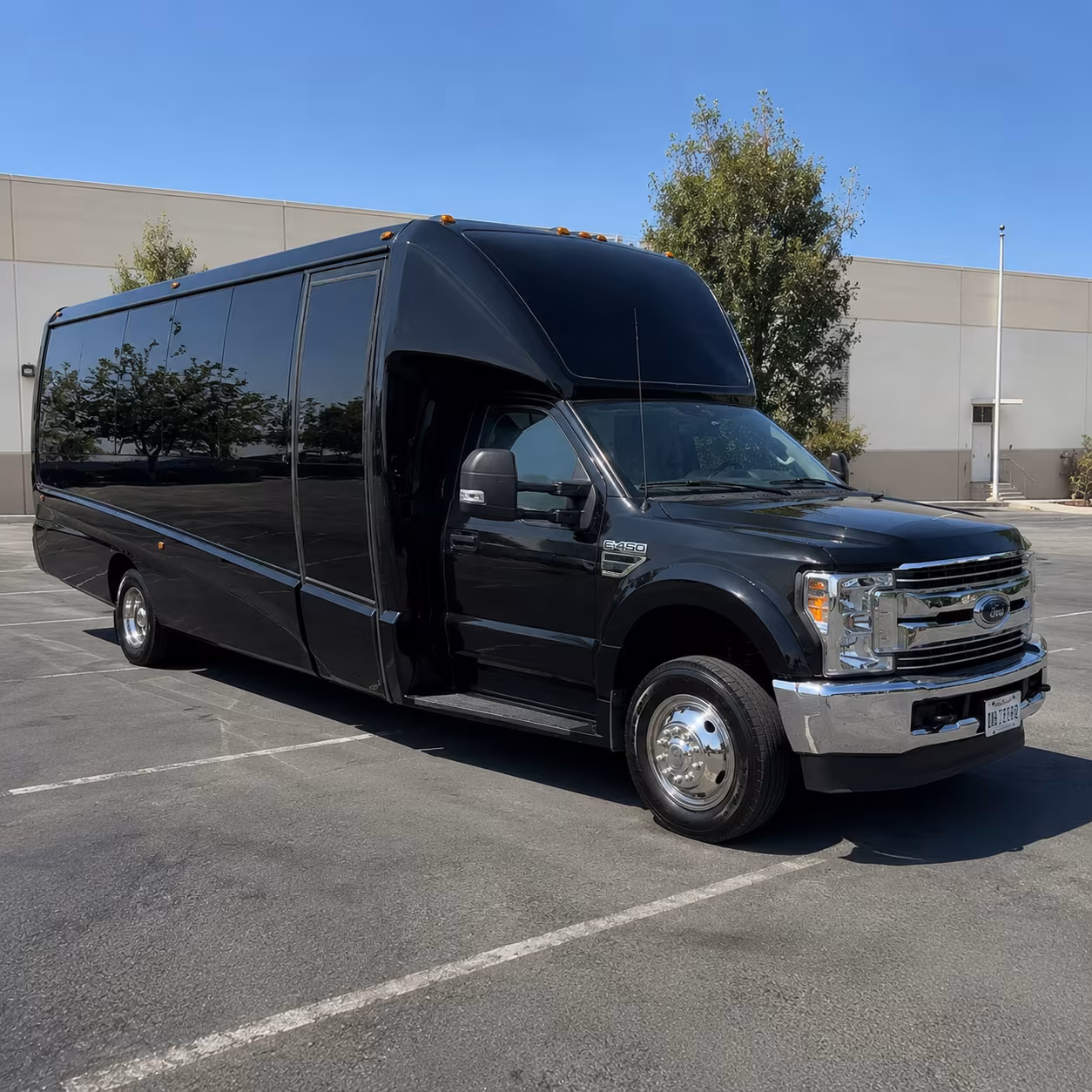 Santa Ana Winery Tour & Pub Crawl Transportation party bus exterior