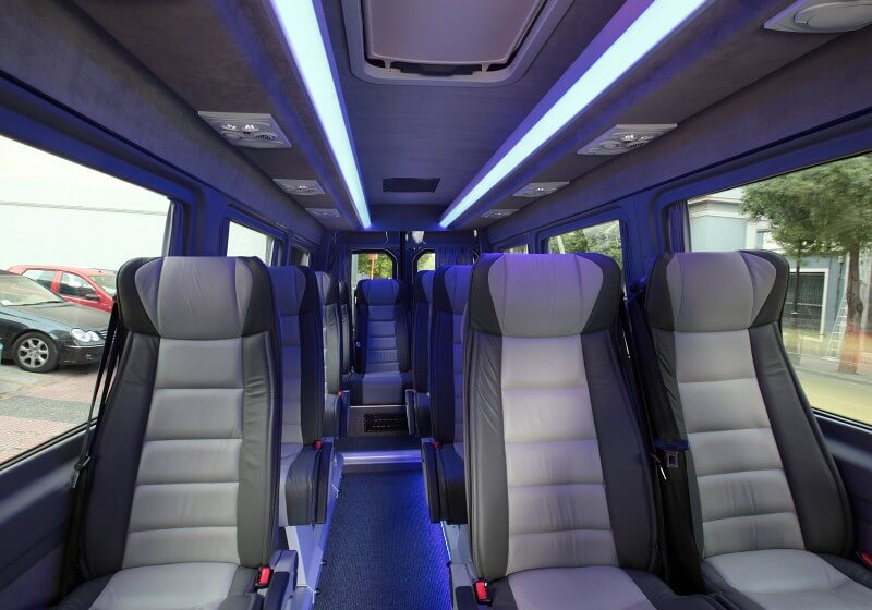 Costa Mesa 18 Passenger Van/Minibus Interior
