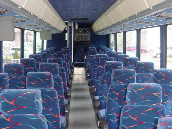 Costa Mesa 35 Passenger Shuttle Bus Interior