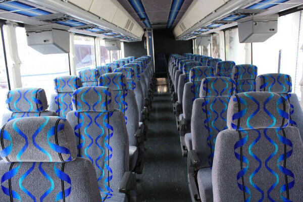 Costa Mesa 40 Passenger Coach Bus Interior